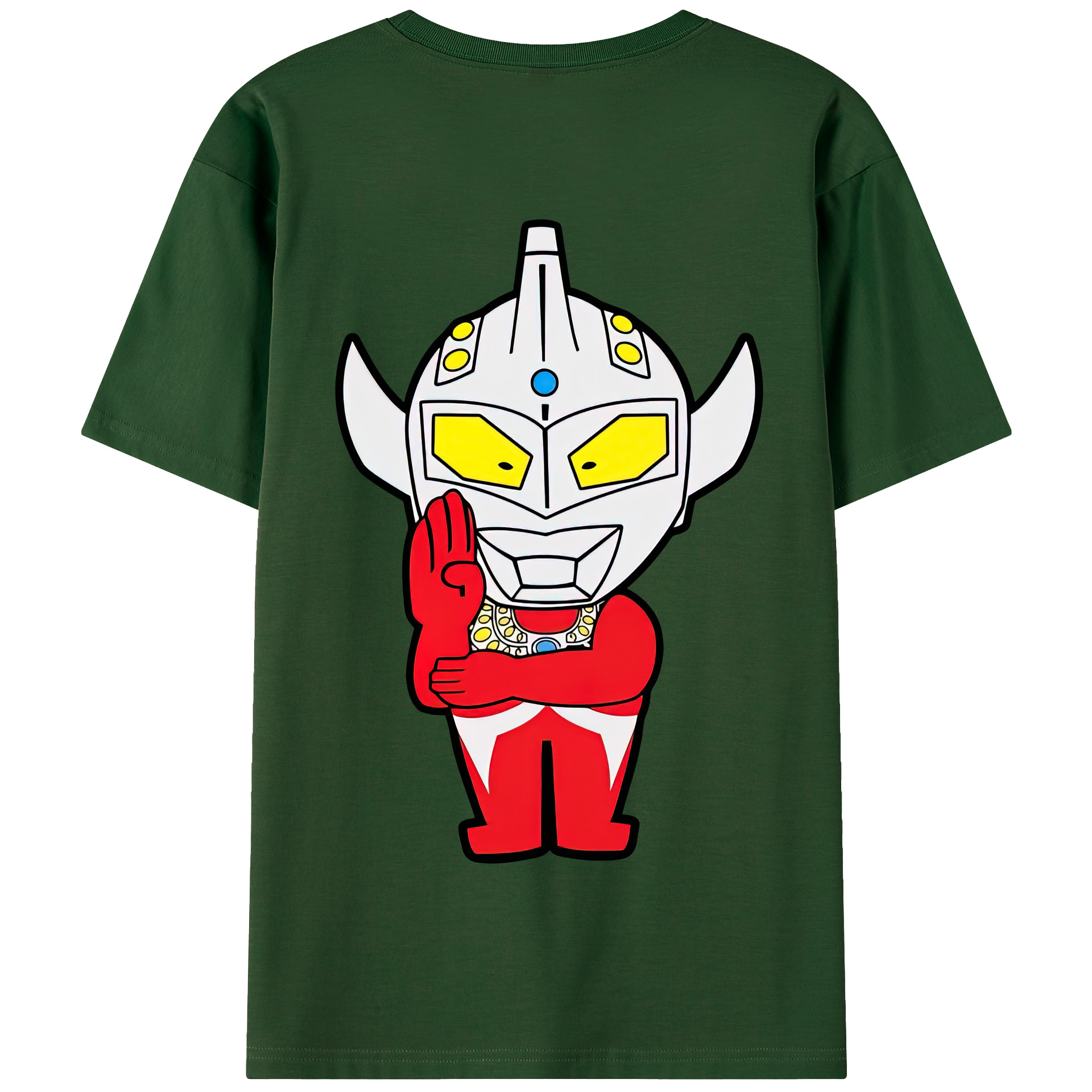 （画像用） ウルトラマン Ultraman 綿100％半袖Tシャツ（背面プリント）